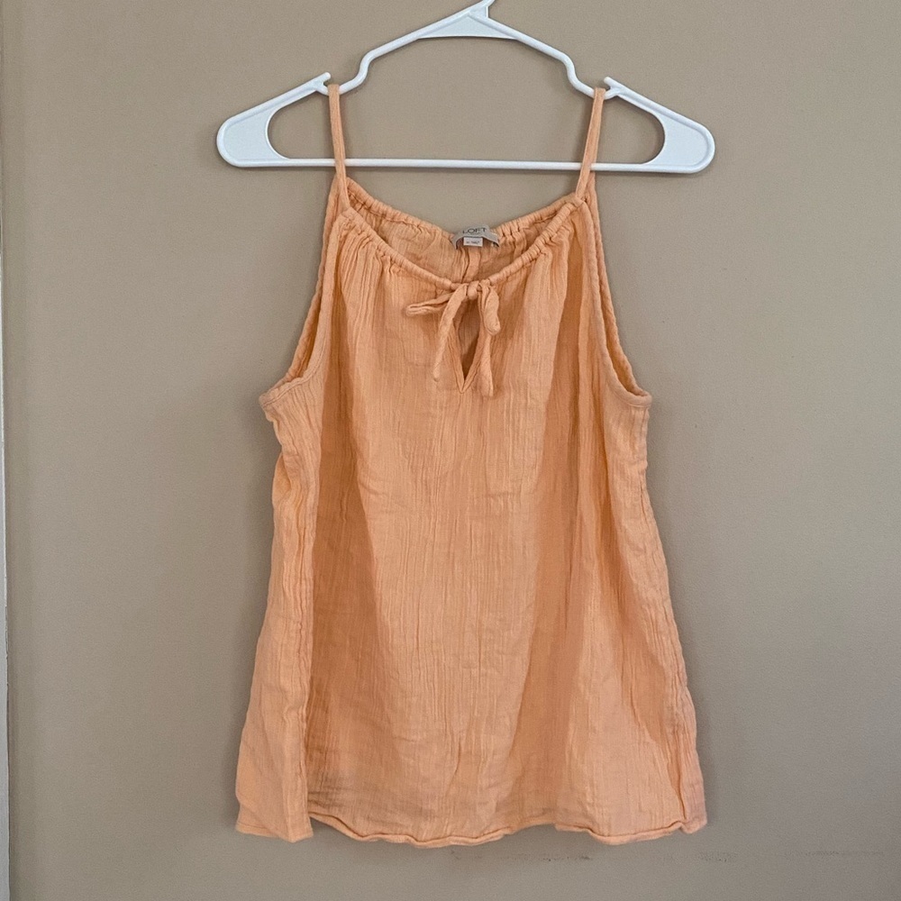 5️⃣ for $25 Loft Lightweight Women’s Medium Orange Tank Top